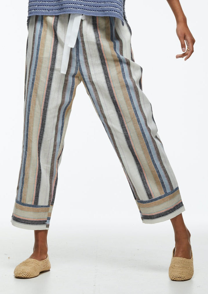 Linen Stripe Pant